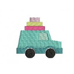 Stickdatei - Auto Reise